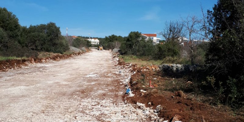 Na Čiovu počela gradnja 600 metara ceste