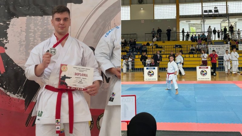 KARATE KLUB ŠIBENIK David Zoričić srebrni u seniorskoj konkurenciji na Otvorenom prvenstvu Mostara