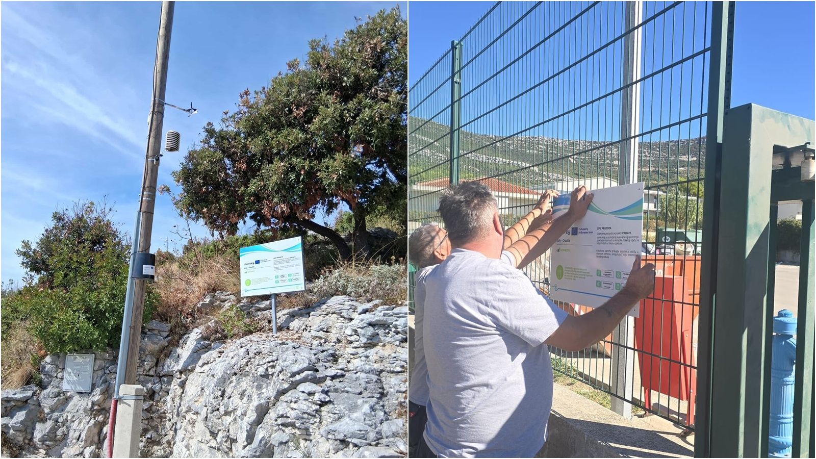 Nedavno postavljene meteorološke postaje diljem Kaštela, sada 'osvanulo' još nešto na istim mjestima