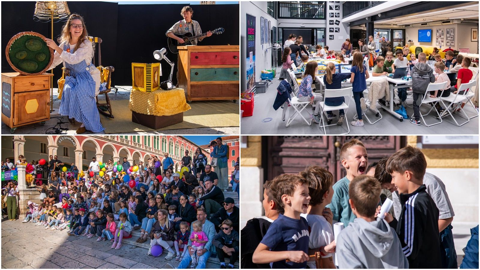 FOTOGALERIJA Festival Split za djecu donio pozitivu i kreativnost na gradske trgove: 'Ovo je Split kakav želimo!'