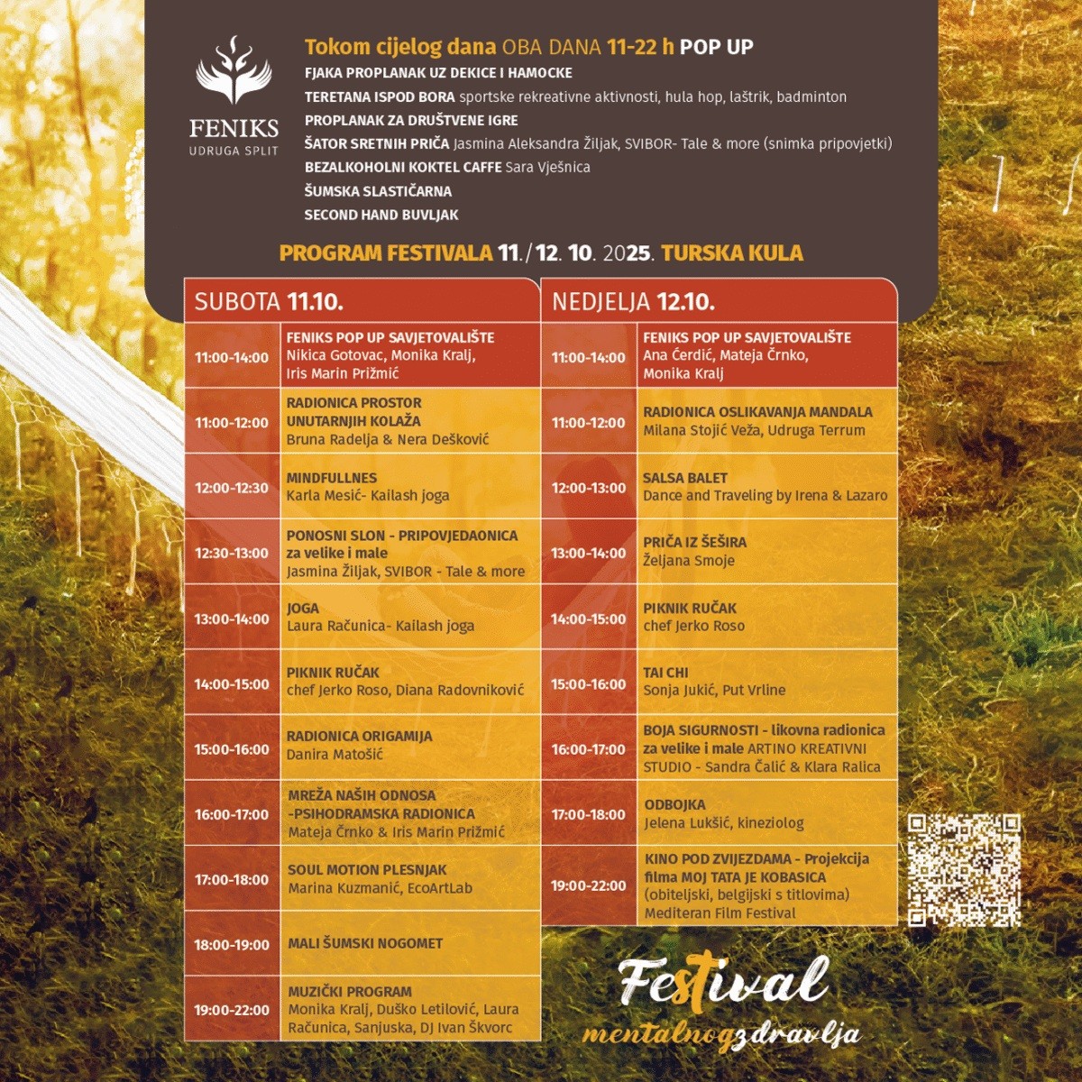 TURSKA KULA Festival mentalnog zdravlja: Dan mentalnog predaha!