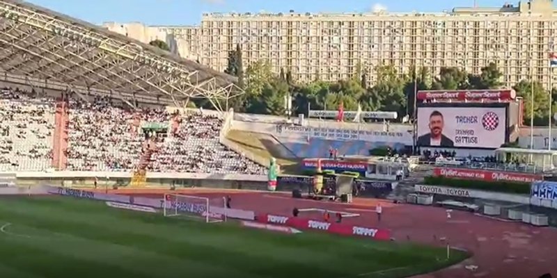 VIDEO To se nije očekivalo, pogledajte kako je Poljud dočekao Gattusa