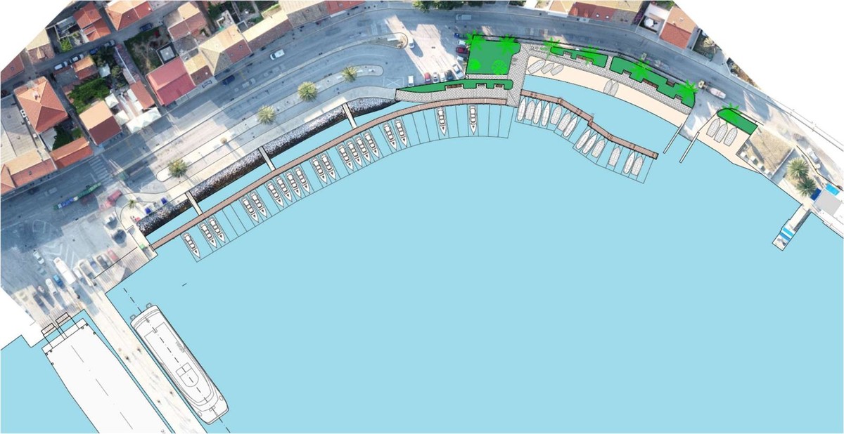 PROJEKT VIS-PRILOVO Radovi na uređenju obalnog područja i izgradnji gata napreduju prema planu