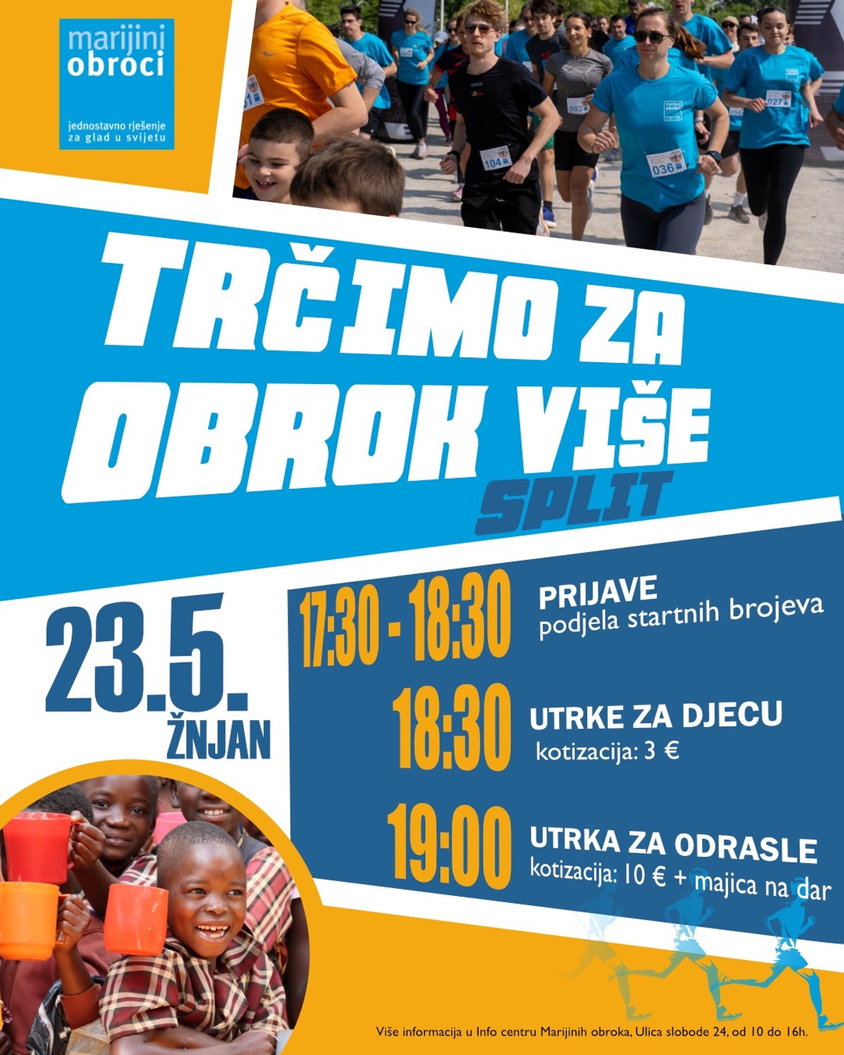 Humanitarna utrka na Žnjanu, prikupljaju se donacije za splitsku kuhinju u Zambiji