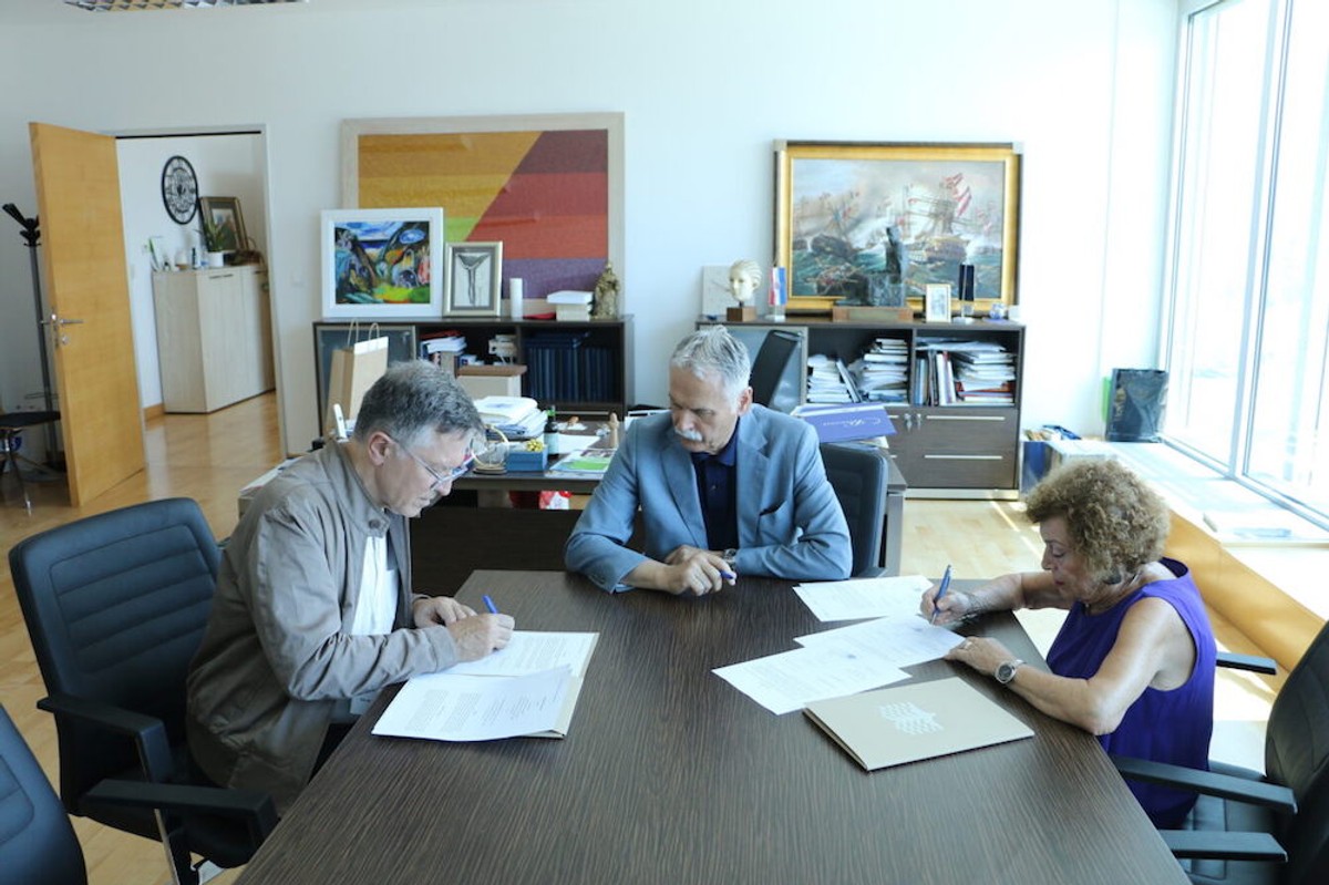 PONOSNI REKTOR Dragan Ljutić: Ovo je povijesni trenutak gdje se mi povezujemo s jednim od najboljih sveučilišta na svijetu