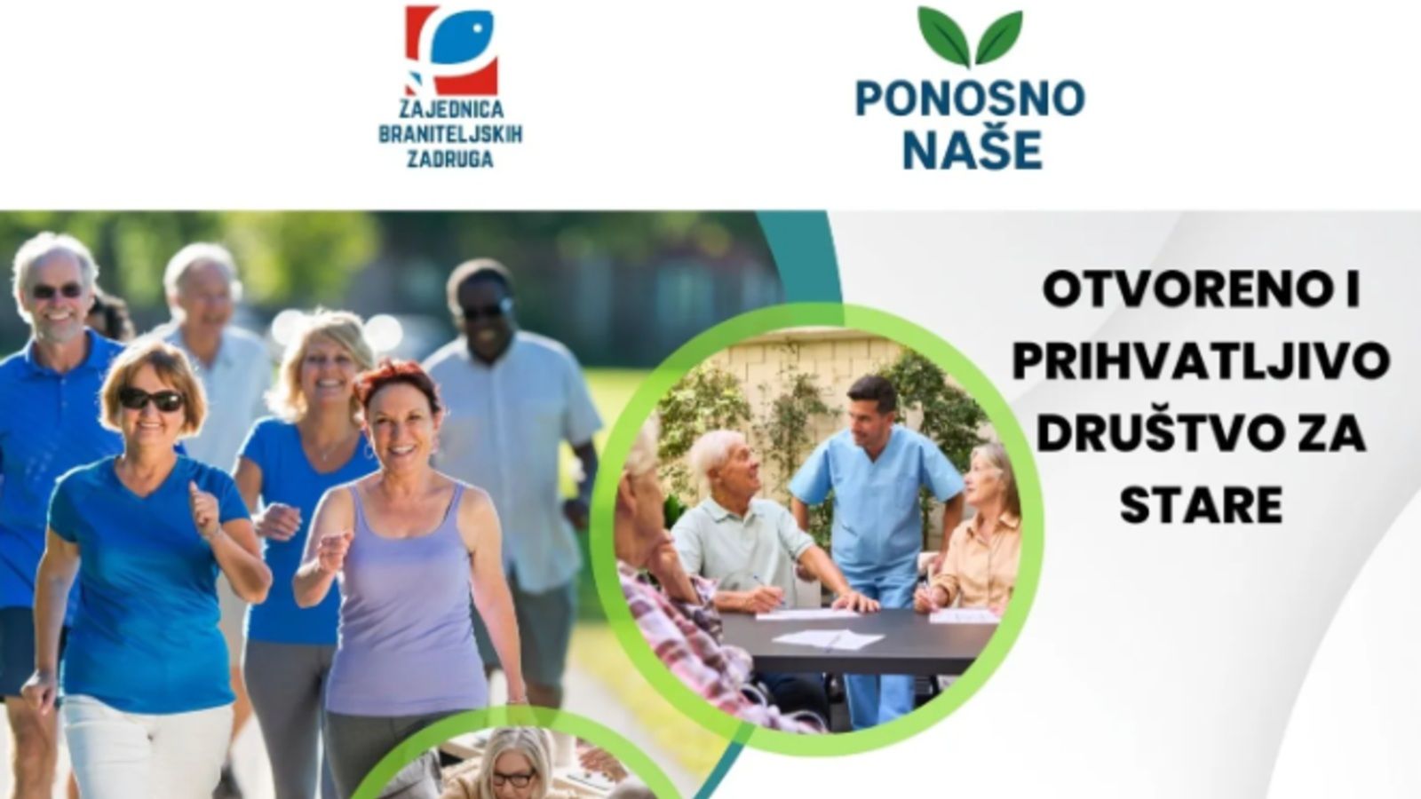 Pridružite se aktivnostima projekta 'Otvoreno i prihvatljivo društvo za stare'