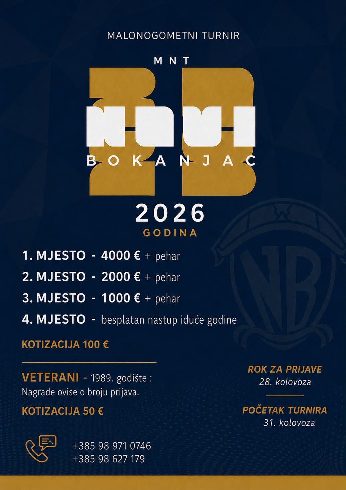 Bliži se još jedan malonogometni turnir, prijave u tijeku
