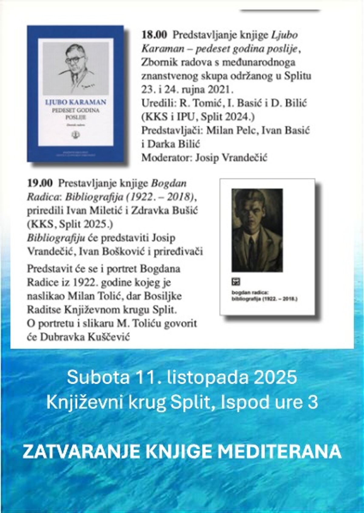 37. Knjige Mediterana: Svečano zatvaranje u subotu