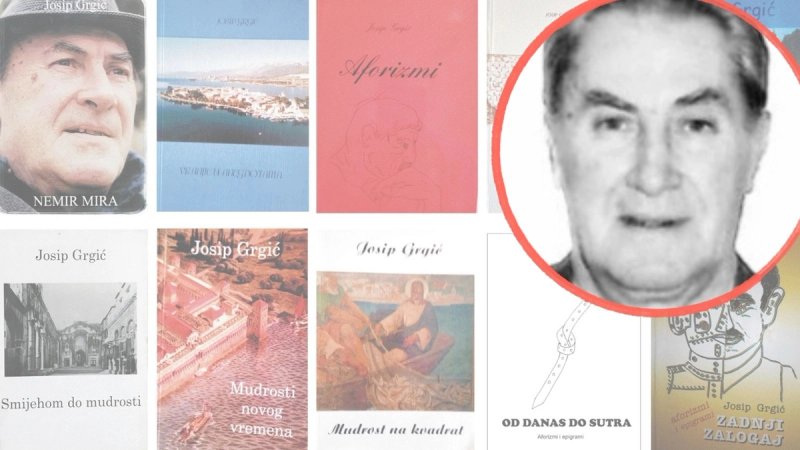 TUŽNA VIJEST Preminuo Josip Grgić, vranjički kroničar i jedan od najplodnijih hrvatskih aforista