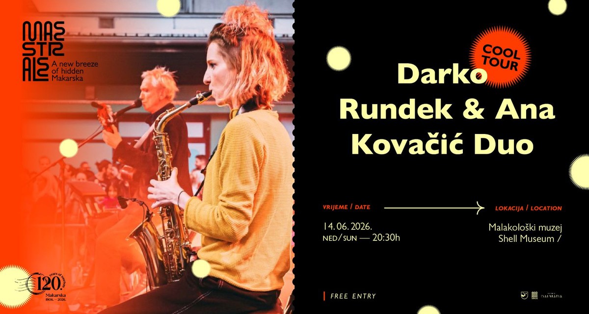 Darko Rundek i Ana Kovačić u intimnom koncertu u Makarskoj