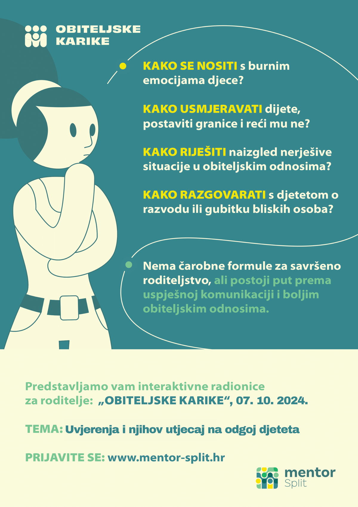 OBITELJSKE KARIKE Radionice za roditelje u Splitu