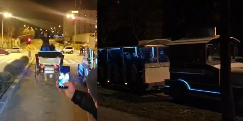 NOVA RAZINA ZABAVE U SPLITU: Proslava rođendana karuselom u kočiji i vlakiću