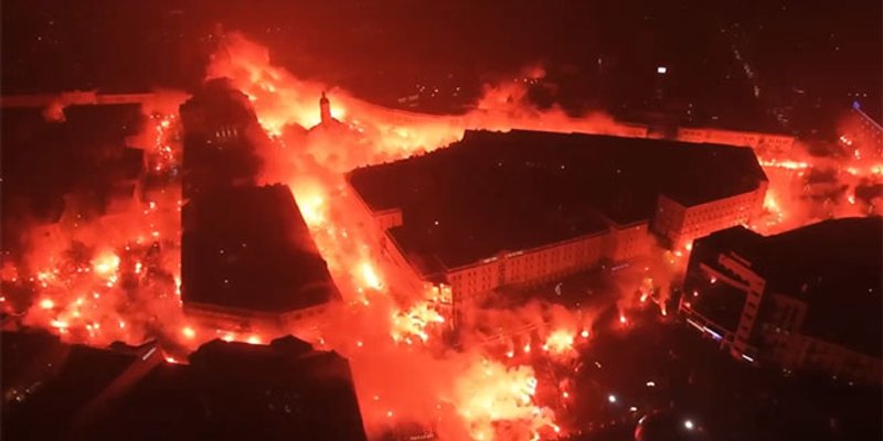 VIDEO: Navijači 'zapalili grad' povodom proslave 100. rođendana kluba