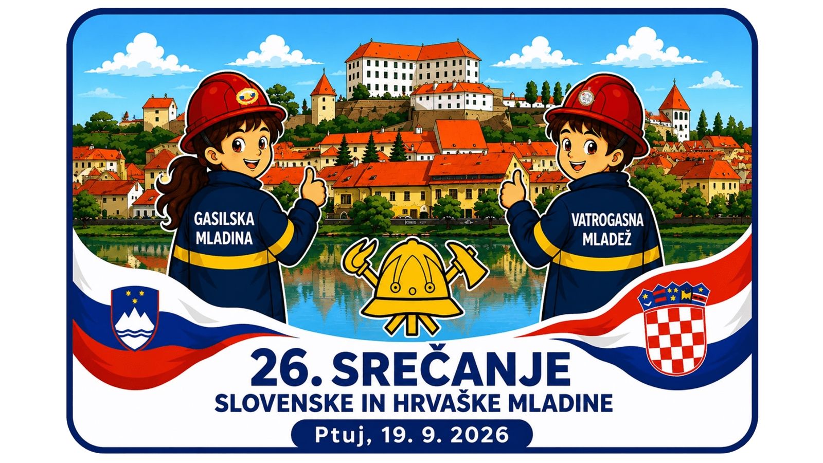 FOTOGALERIJA: U Ptuju održan 26. susret vatrogasne mladeži i podmlatka Republike Hrvatske i Republike Slovenije