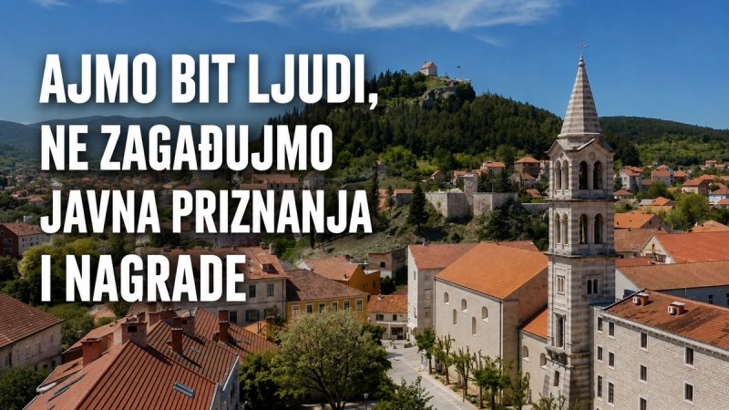 HDZ uputio molbu sinjskom SDP-u: 'Ajmo bit ljudi, ne zagađujmo javna priznanja i nagrade'