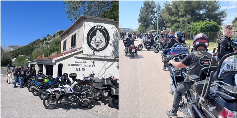 FOTOGALERIJA Kliški i kaštelanski bajkeri prikupili pet tisuća eura za udrugu Vjeruj i djeluj