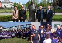 Ministar Šipić i izbornik Zlatko Dalić u posjetu Kistanju i NK Janjevo