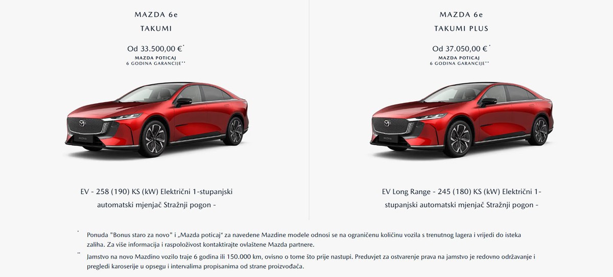 [TEST AUTA] Mazda 6e: Električni premium bez premium cijene