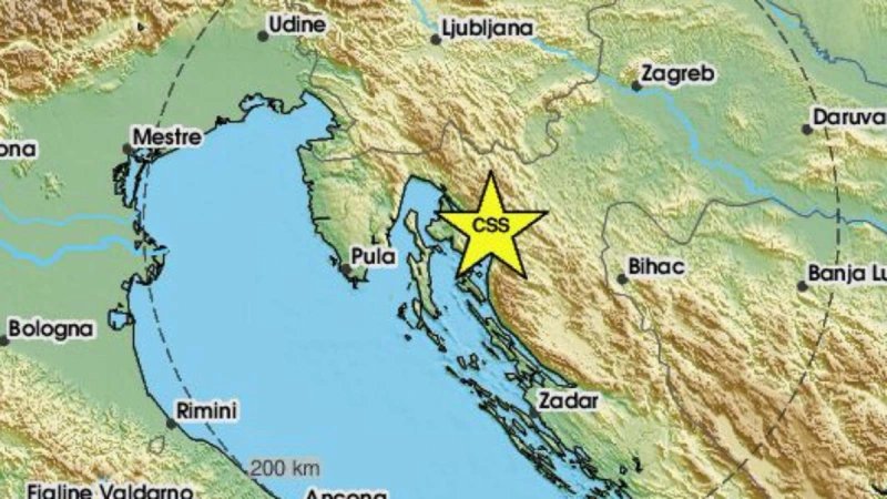 Noćni potres kod Novog Vinodolskog: Magnituda 3,5 po Richteru