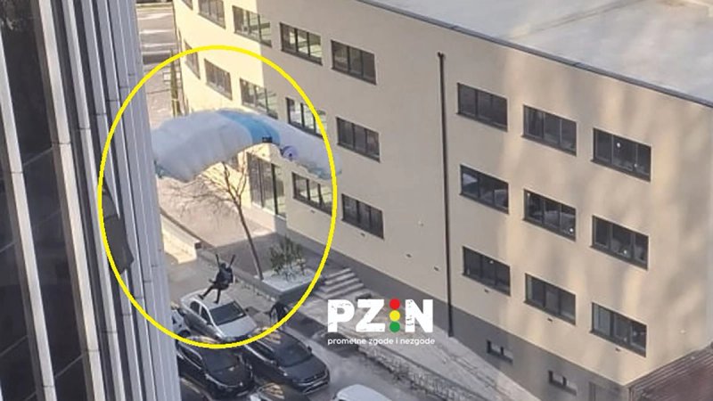 Padobranac skočio s Dalmatia Towera i sletio na Smarta