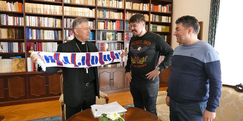 Nadbiskup Marin Barišić primio predstavnike udruge Naš Hajduk