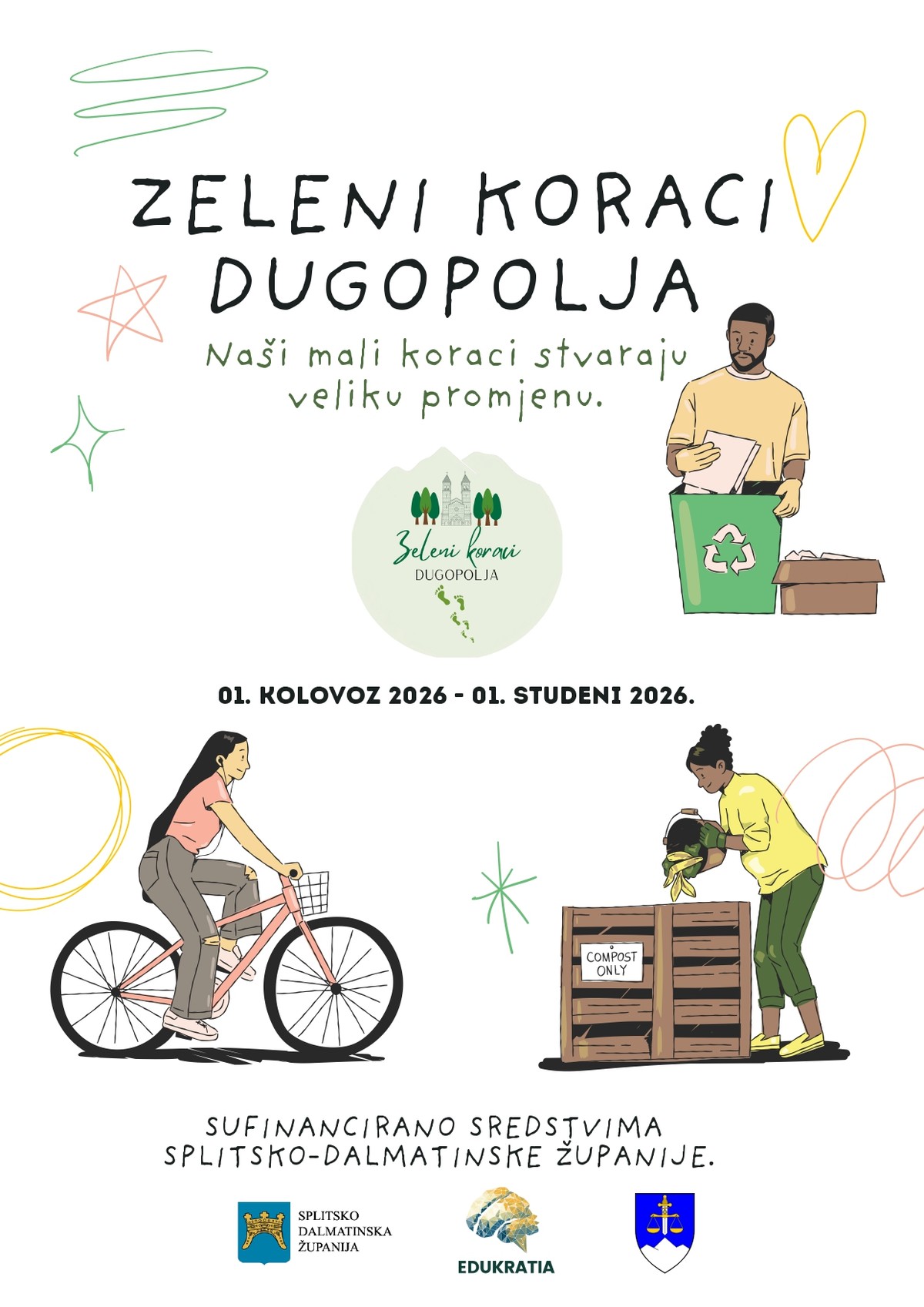 Do studenog će se provoditi projekt 'Zeleni koraci Dugopolja'