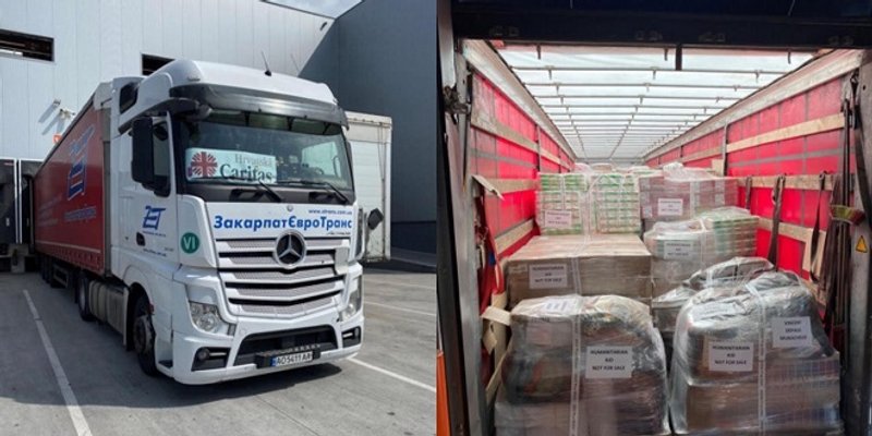 NOVA POŠILJKA Hrvatski Caritas u Ukrajinu poslao hranu, higijenske potrepštine i ortopedska pomagala