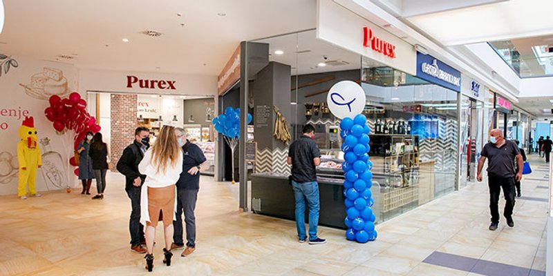 Purex & Ribarnica Brač u centru Mall of Split!