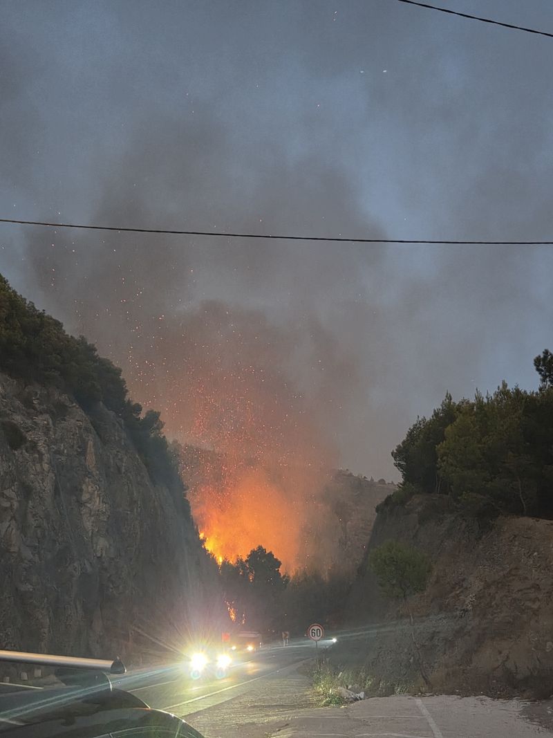 Požar u Lokvi Rogoznici