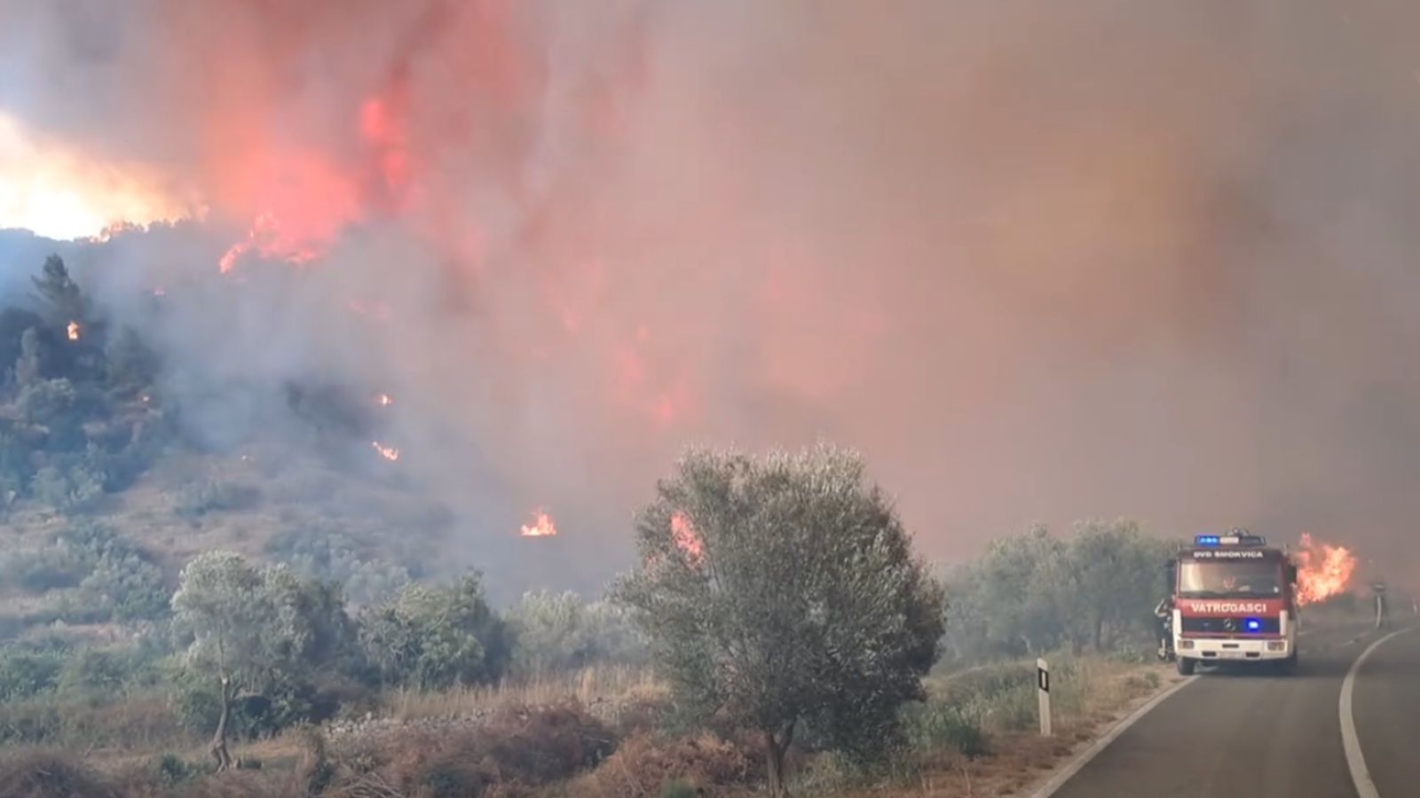VIDEO Dramatične snimke s Korčule