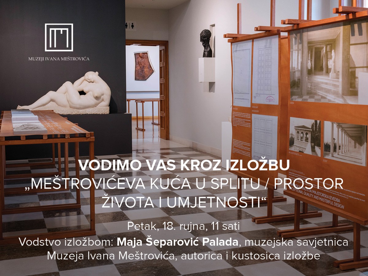 Upoznajte Meštrovićevu kuću iz drugog kuta: Besplatna vodstva u Galeriji Meštrović