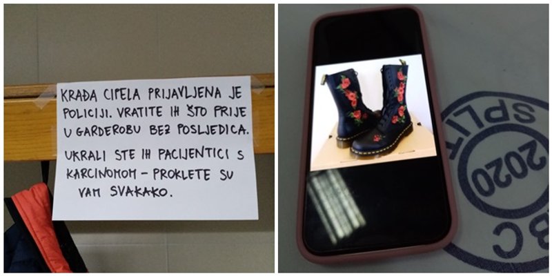 NEVIĐENA SRAMOTA U SPLITSKOJ BOLNICI Ukradene cipele pacijentici s karcinomom