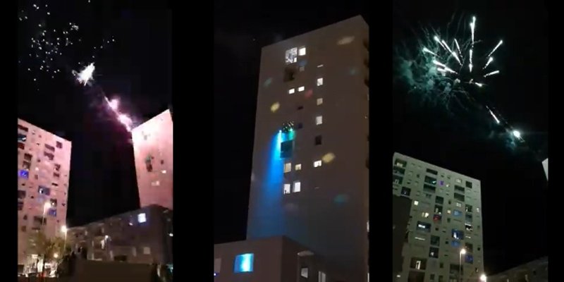 SPEKTAKL NA KILI: Nastavio se 'tulum' u splitskom kvartu, priredili i vatromet