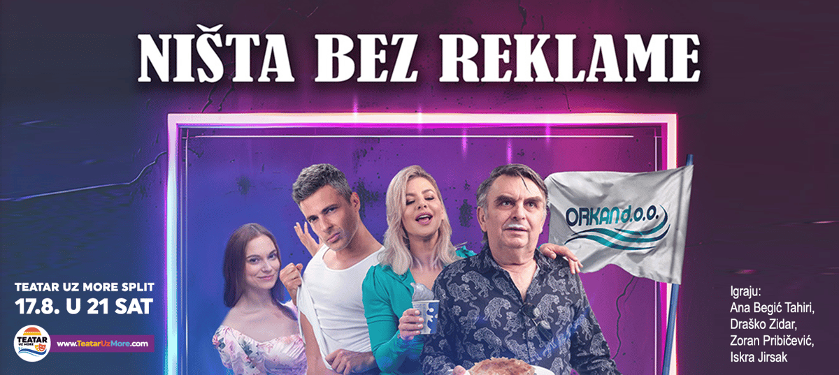 Komedija 'Ništa bez reklame' stiže u Split