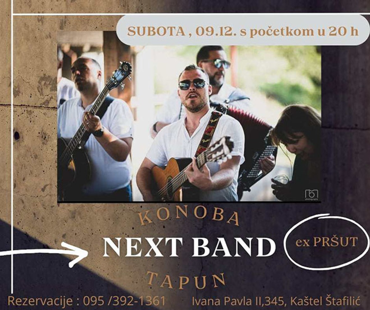 Hrana, piće i vrhunski provod u konobi Tapun (ex Pršut), glazba uživo u subotu