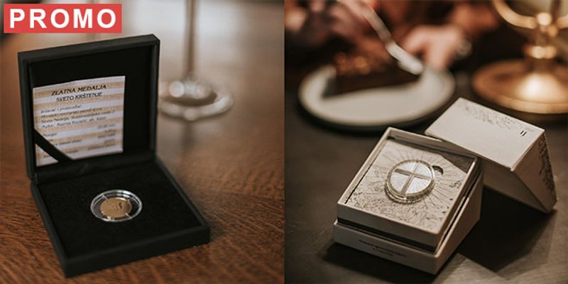 Zlatna medalja 'Sveto krštenje', Srebrna medalja 'Križ'