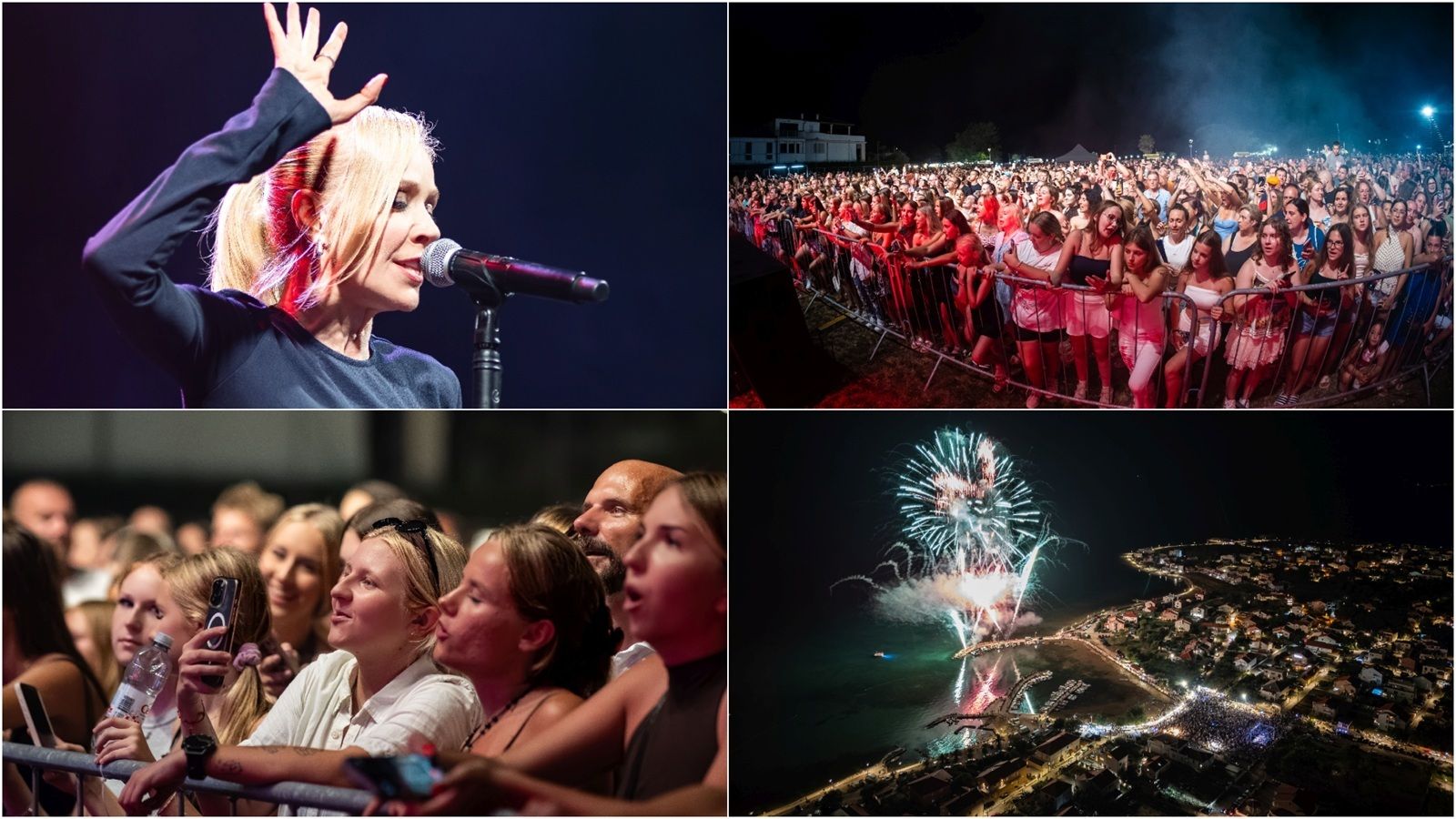 FOTO Jelena Rozga pred više od pet tisuća ljudi otvorila 5. kolovoza u Privlaci