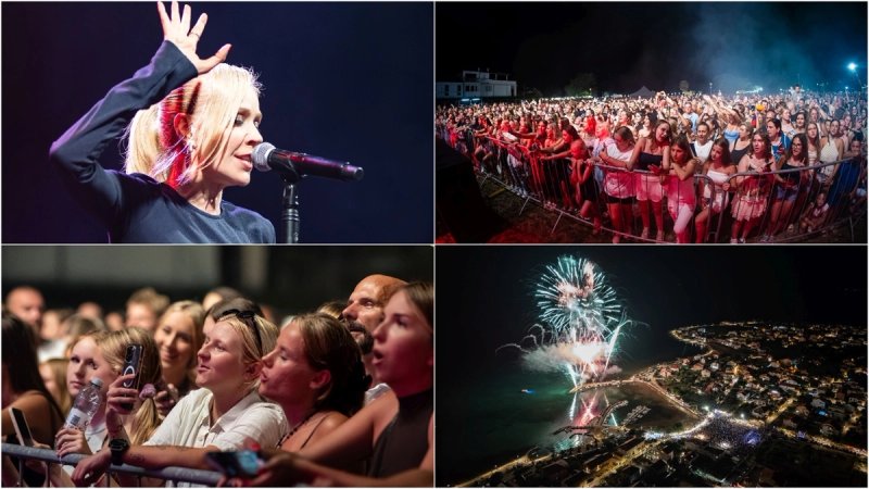 FOTO Jelena Rozga pred više od pet tisuća ljudi otvorila 5. kolovoza u Privlaci