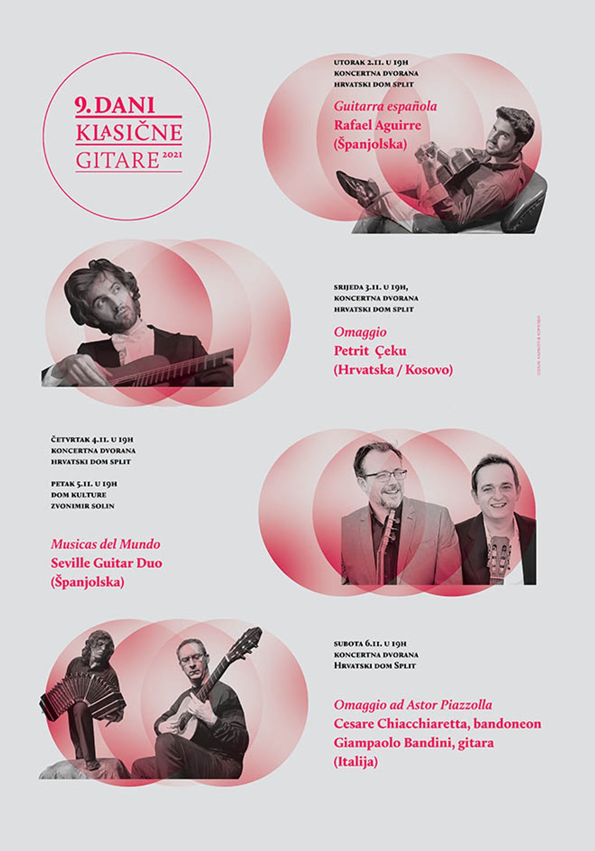 DANI KLASIČNE GITARE Josip Dragnić: Bez ustručavanja može se reći da je ovo najbogatiji i najkvalitetniji gitaristički koncertni program ove godine u Hrvatskoj, a i šire!