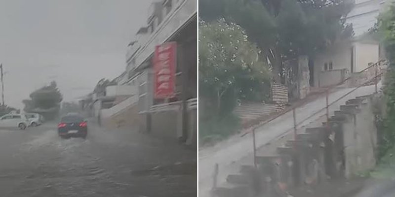 VIDEO Jaka kiša poplavila Čiovo 