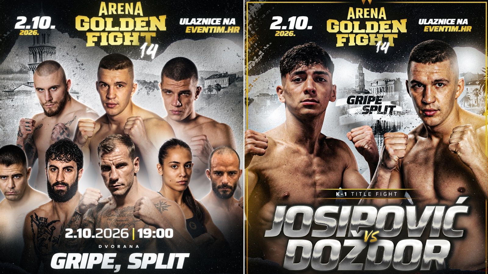 Arena Golden Fight 14 stiže u Split