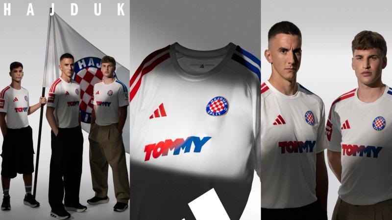 FOTO Hajduk i adidas predstavili domaći dres za sezonu 2026./2027.