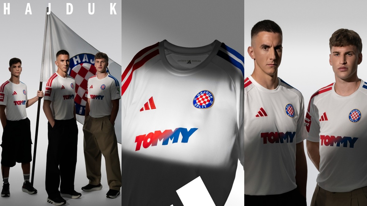 FOTO Hajduk i adidas predstavili domaći dres za sezonu 2026./2027.