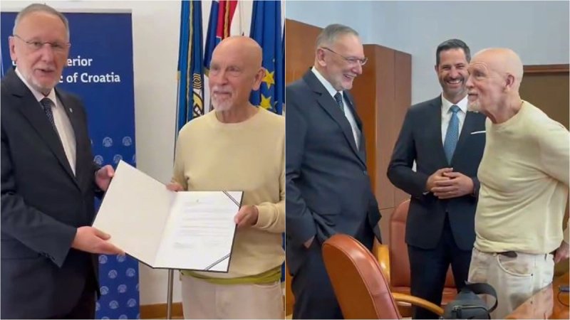 VIDEO John Malkovich službeno postao hrvatski državljanin