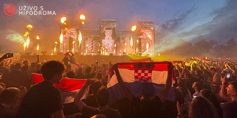 SPEKTAKULARAN VIDEO Thompson pjeva, velika bakljada na Hipodromu