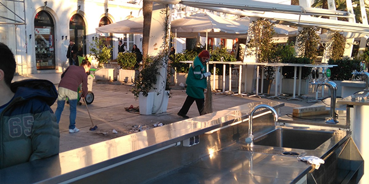 SPLIT DANAS: Večeras je malo ljudi u gradu