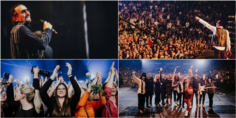 FOTOGALERIJA Željko Bebek s punom zagrebačkom Arenom proslavio 50 godina karijere