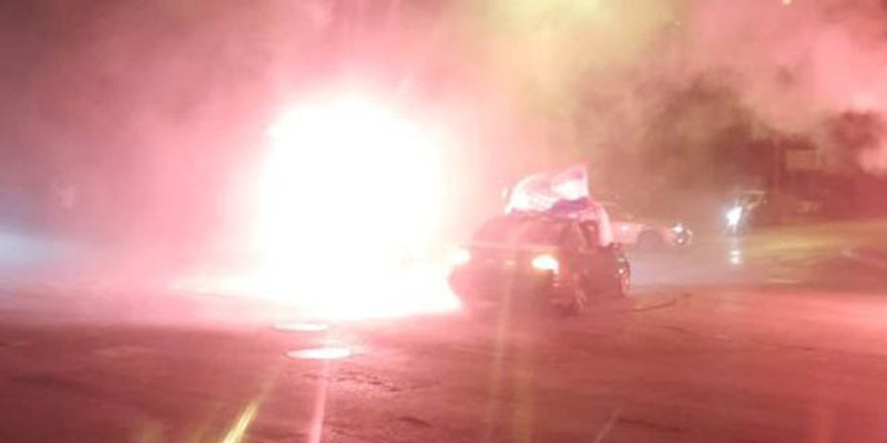 EVO KAKO SE SLAVI U SPLITU Pir na Gripama, totalna ludnica na ulici