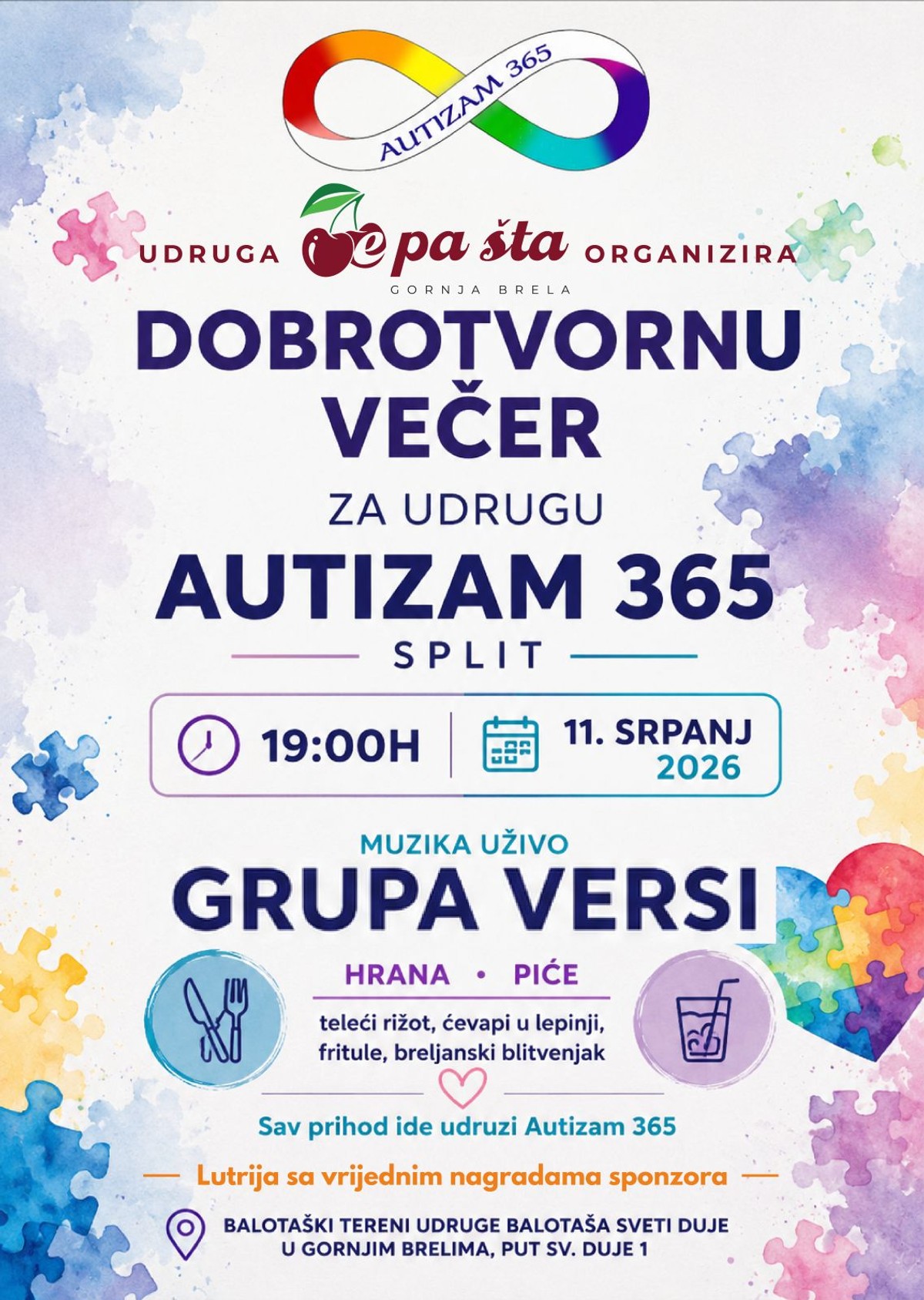Sprema se dobrotvorna večer za Autizam 365, gost večeri Mate Bulić
