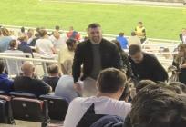 Prošle sezone je igrao za Hajduk, a sada je došao pogledati utakmicu